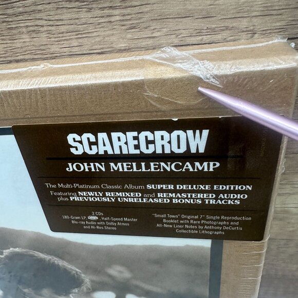 John Mellencamp Scarecrow Vinyl LP Newly Remixed With Bonus 2 CDs Blu-ray NEW - Picture 11 of 11